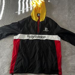 PlayStation Half Zip Windbreaker 