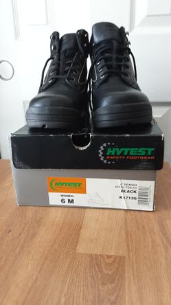Women's Hytest Safety Steel-toed work shoes