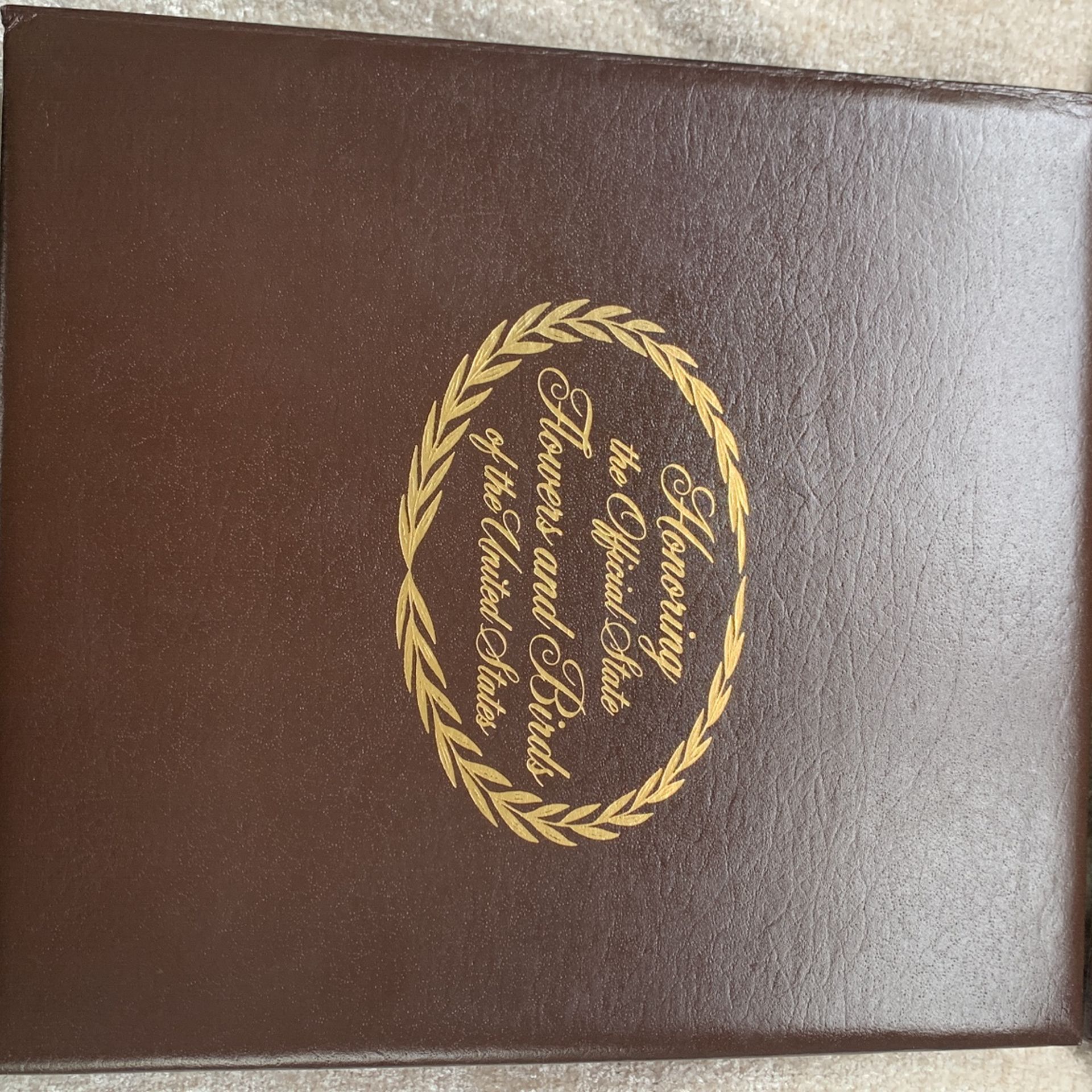 Flowers And Birds of USA Stamp Book