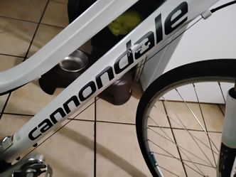 Woman's Cannondale adventure roadbike