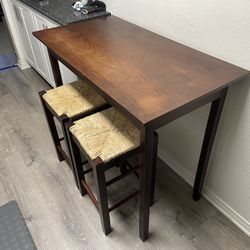 Bar and Stools 