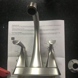 Delta Pierce 4” Bathroom Faucet Brushed Nickel