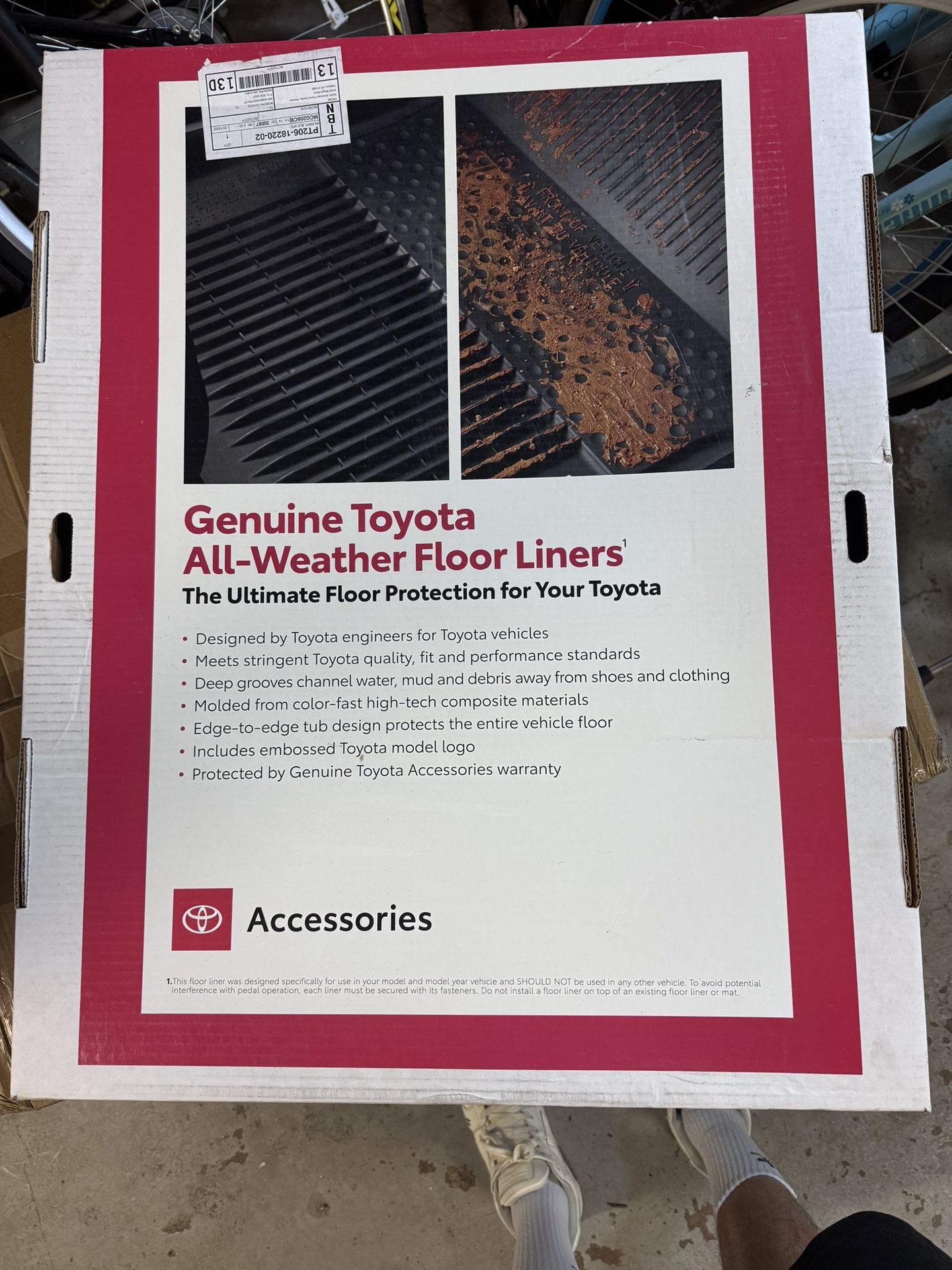 Toyota GR 86 All Weather Floor Mats, Brand New Never Used