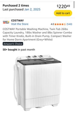 Portable washer machine
