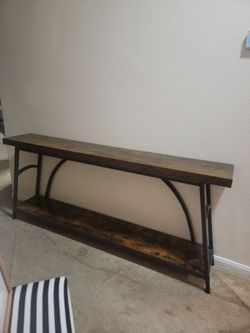 Console Table for Entryway Long Wooden