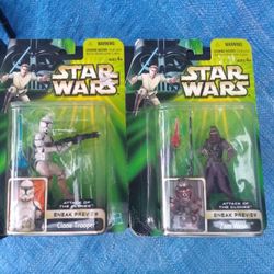 Star Wars AOTC Preview Action Figure MOC Lot