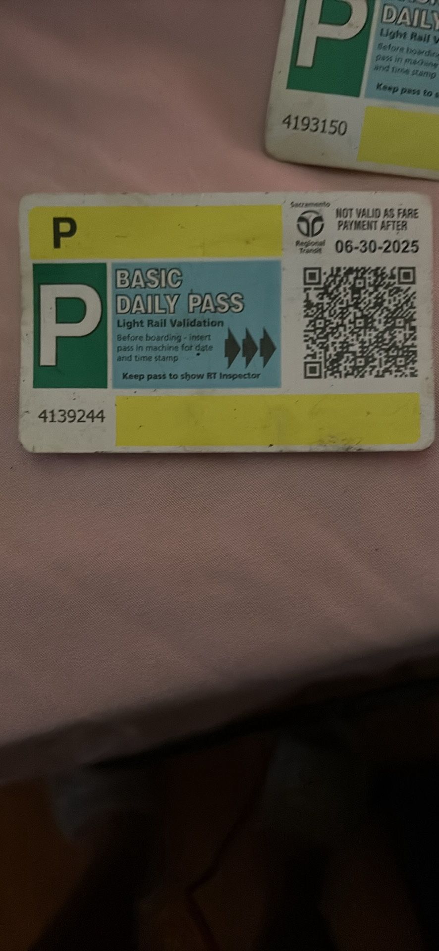 Daily Bus Passes