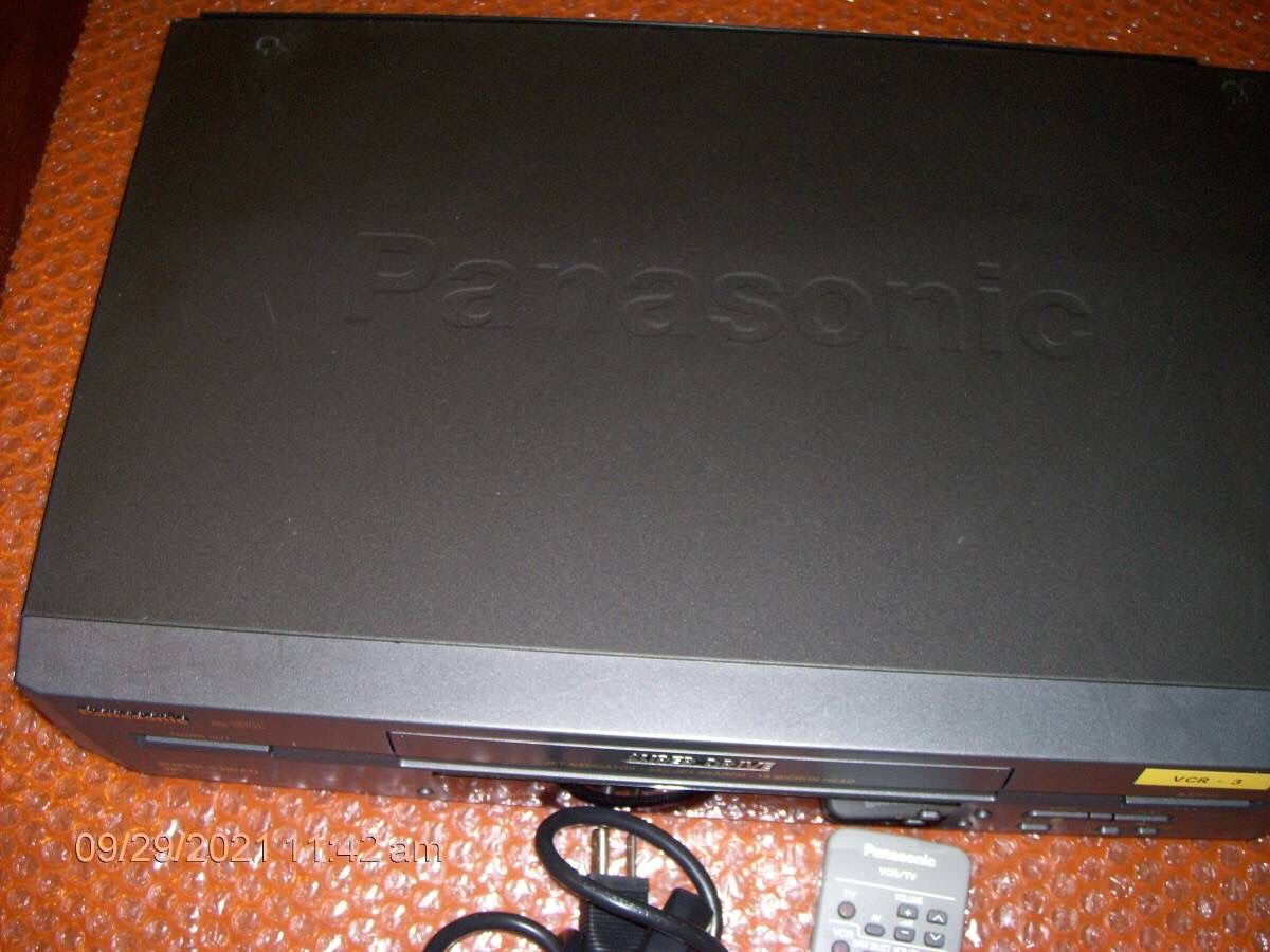 Panasonic Super Drive VCR AG-1340 AG1340P Pro Line Super 4 Head SQPB VHS Video Cassette Recorder Player VCR W/Remote