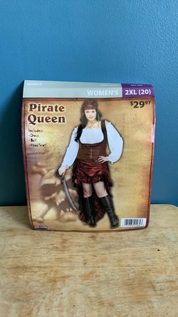 HALLOWEEN PIRATE ADULT SIZE XL AND ADULT SIZE 2XL COSTUME