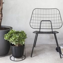 Lounge Chair. Wire Chair. Save $248 Per Chair  Off Retail 