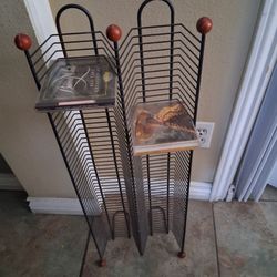 Double sided CD holder