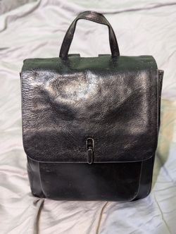 Vintage All Leather Kenneth Cole Backpack 