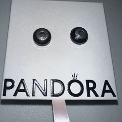 2 Pandora Black Fascinating Faceted Murano Charm