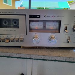 Vintage Cassette Deck Kenwood Model KX-830 .