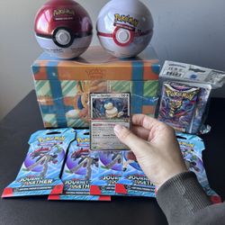 Pokemon Packs and Tin Lot (snorlax promo) 