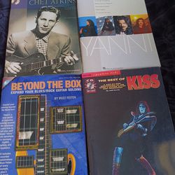 Guitar tablature books with instructional DVDs!