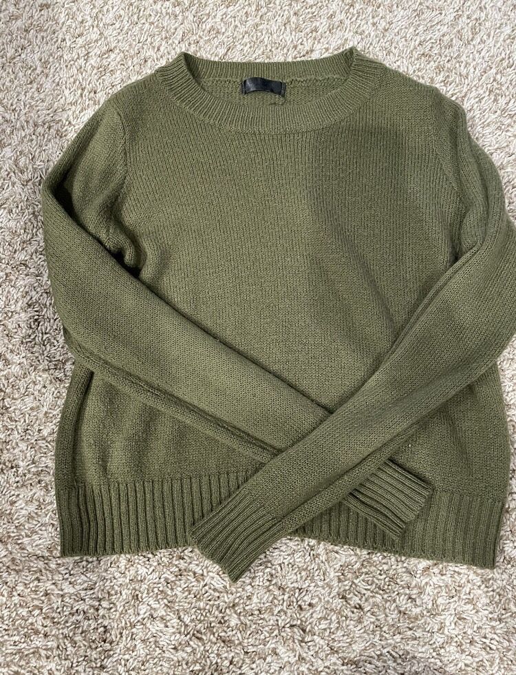 Green Granny Sweater