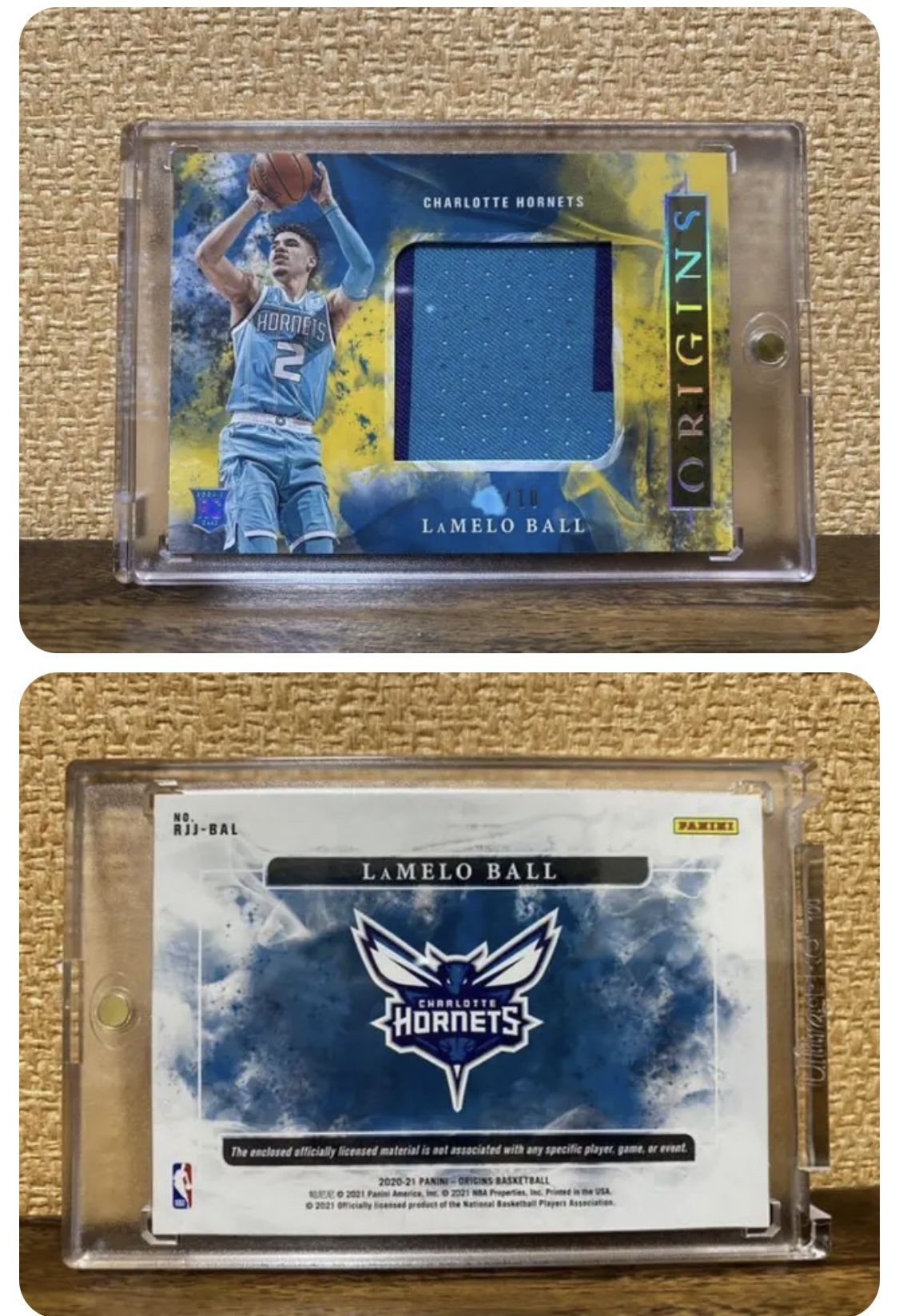 Lamelo Ball Rookie Card Jumbo Patch /10