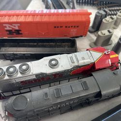 Model Train Set. Tyco, Bachmann, Yarney. Engines, Cars, Tracks And Controllers.