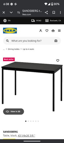 Ikea Sandsberg Table