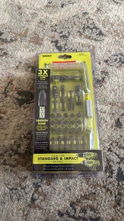 New Ryobi 26 pc Bit Set