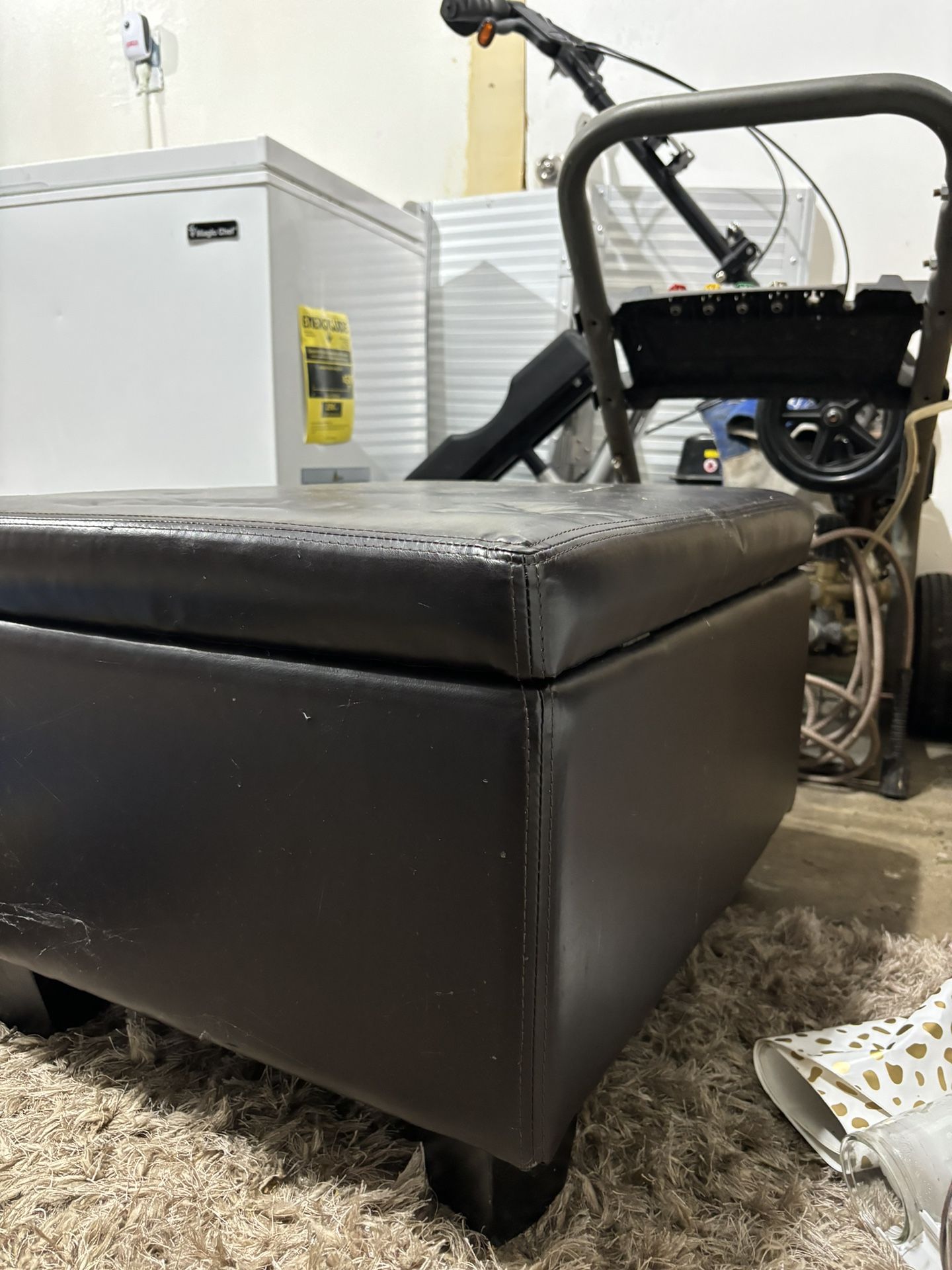 Square Storage Ottoman