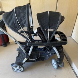 Graco Sit Stand Double Stroller - Used 