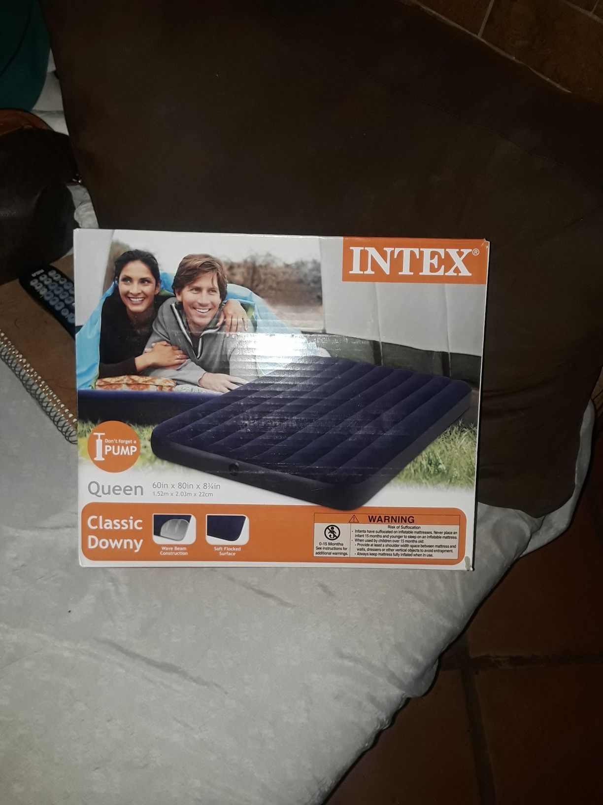 Intex air mattress Queen size