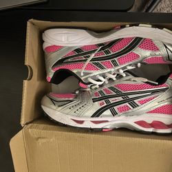 Pink asics