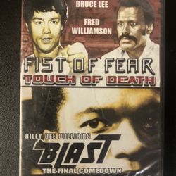 Fist of Fear: Touch of Death & Blast: The Final Comedown (DVD, 2006) New Sealed