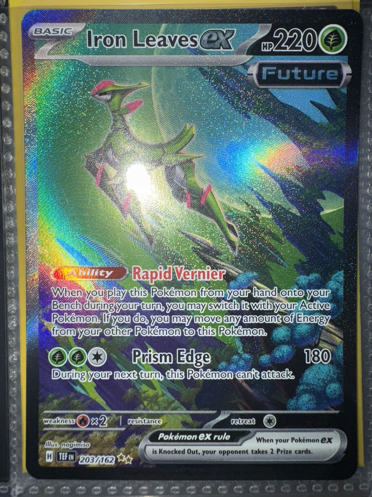 Iron Leaves Ex #203 Pokemon