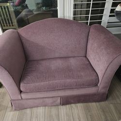 Purple Loveseat