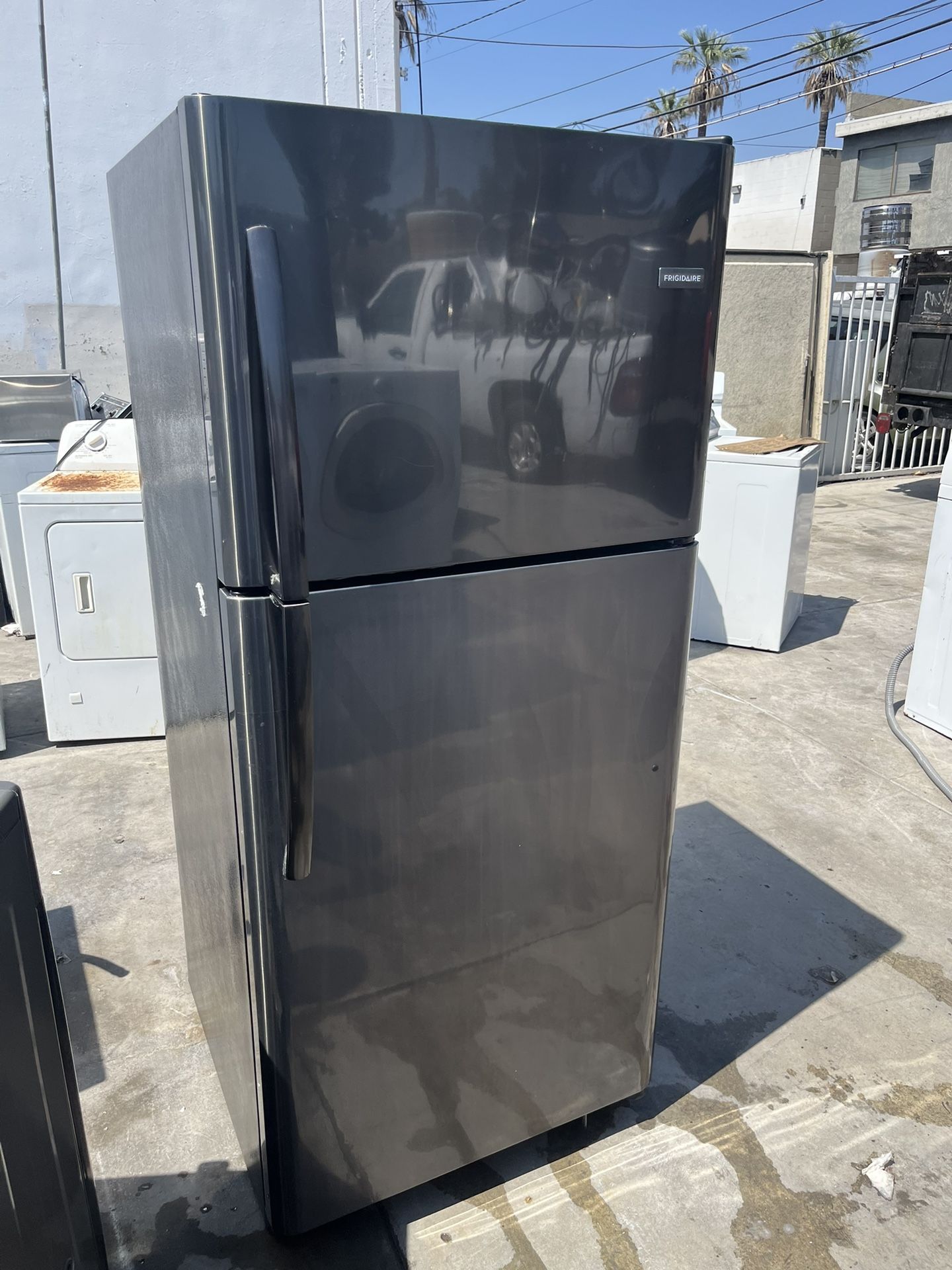 Frigidaire Upper Freezer Black Stainless Steel