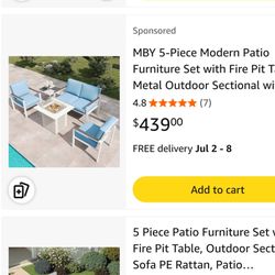 Patio Fire Pit Set