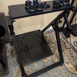 Racing Sim Cockpit For Wheel And Shifter