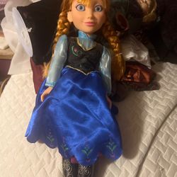 Disney Dolls – Anna (Frozen) & Baby Aurora (Sleeping Beauty) – $20 Each or $30 for Both 