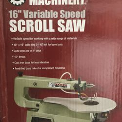 Scroll Saw- New
