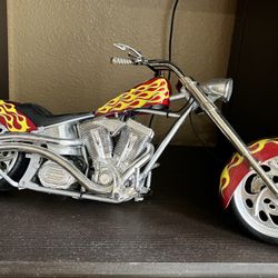 Red And Yellow Flames Orange County Chopper - Diecast Big Model