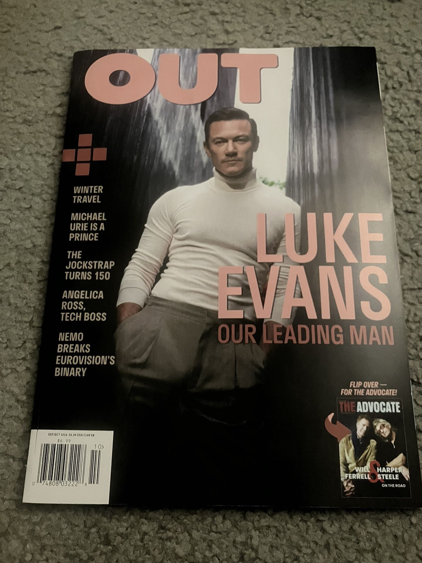 OUT MAGAZINE SEPTEMBER OCTOBER 2024 #317 ADVOCATE WILL FERRELL LUKE EVANS