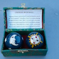 Vintage Chinese Iron Balls