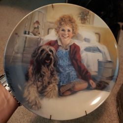 Vintage 1982 Knowles Limited Edition Annie And Sandy Collector Plate
