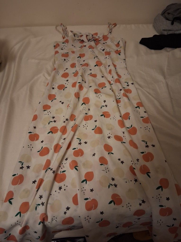 Peach Dress