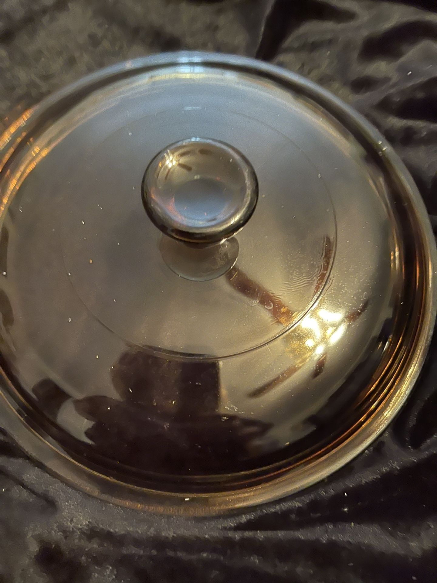 Vision Amber 7 1/3” Pan With Lid Waffle Bottom