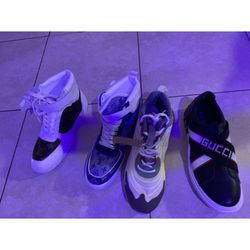 Louis Vuitton Size8  Gucci 10.5      Nike 10.5