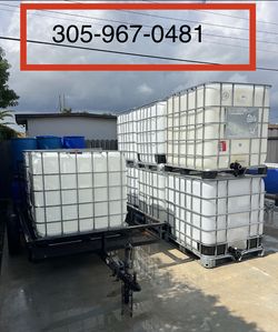 250 gallons water tank, ibc totes 
