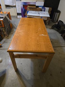 Custom Built Solid Wood Table / Workbench – 30” x 60”