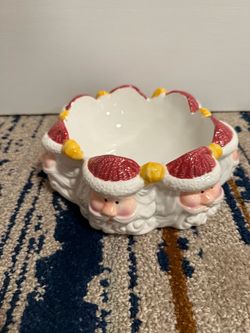 Santa Candy bowl - 8 inches