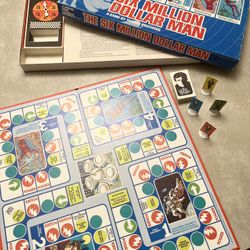 1975 The Six Million Dollar Man board game