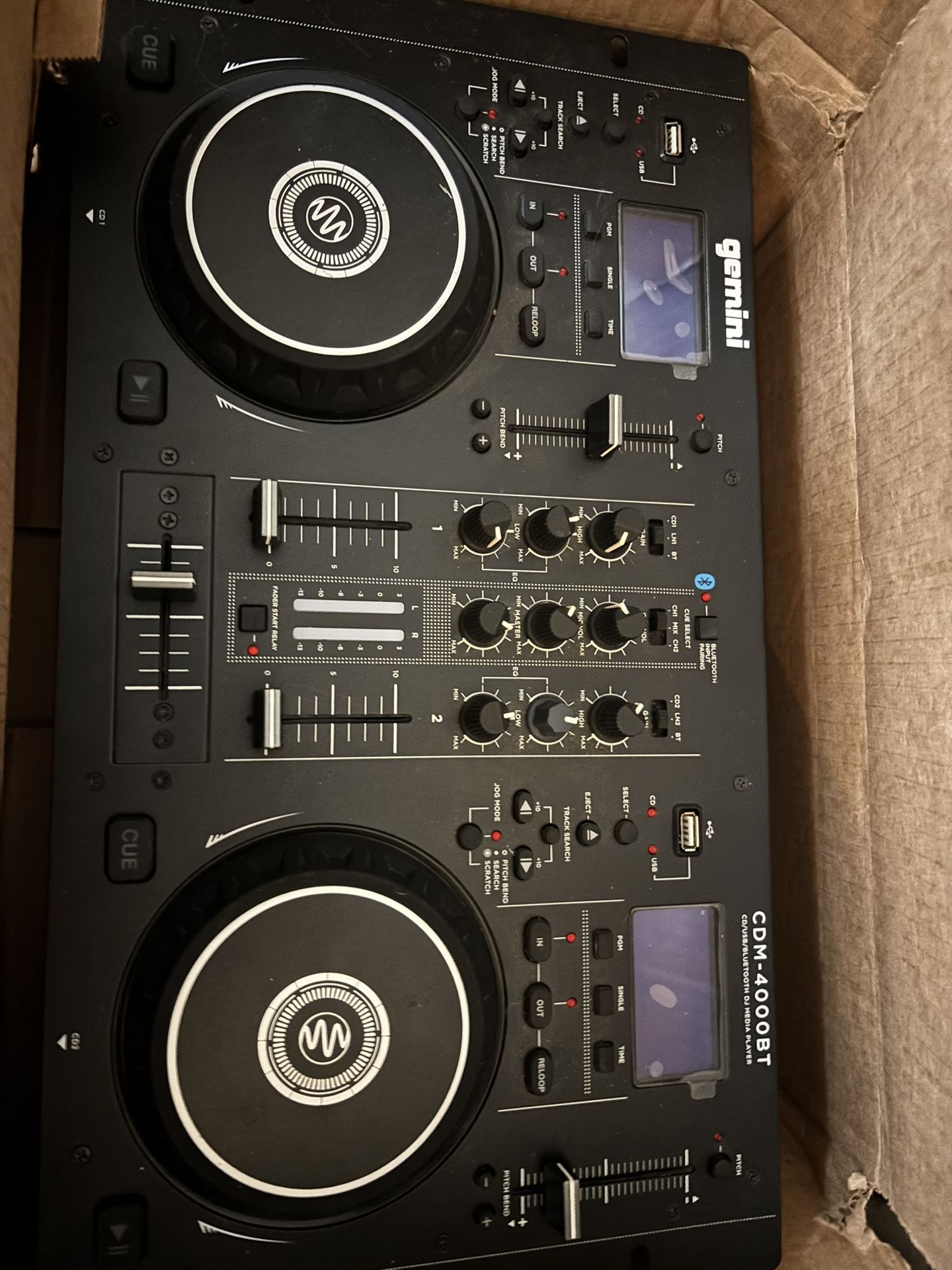 CDM-4000BT Dual CD USB DJ Player with Bluetooth Streaming