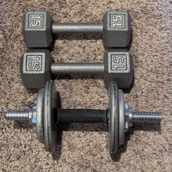 Cast Iron Dumbbells 